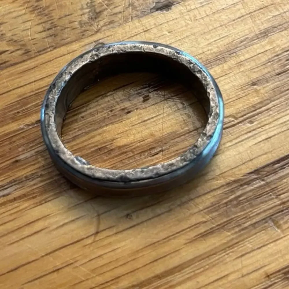 Tiffany & Co T & Co 1837 Band Ring Sterling Silver Vintage DAMAGED PLEASE READ